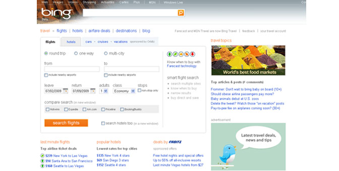 Bing Travel