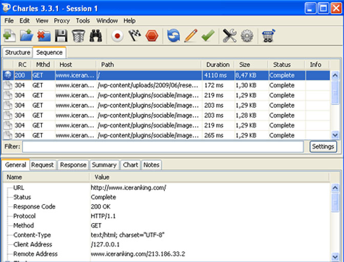 charles http monitor
